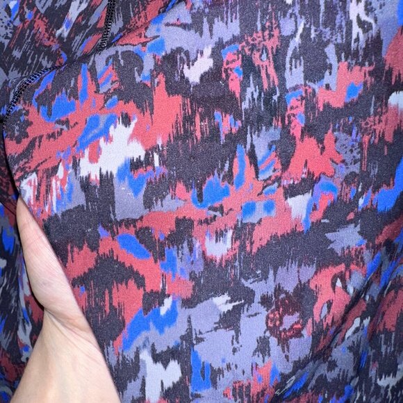 🌸 Lululemon WunderUnder High-Rise Tight 28" Luxtreme - Floral Multi Sz 8 🌸 - Picture 8 of 11